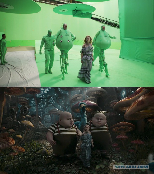 20 сцен из фильмов до и после спецэффектов