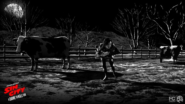 Спецэффекты фильма «Город грехов 2: Женщина, ради которой стоит убивать»