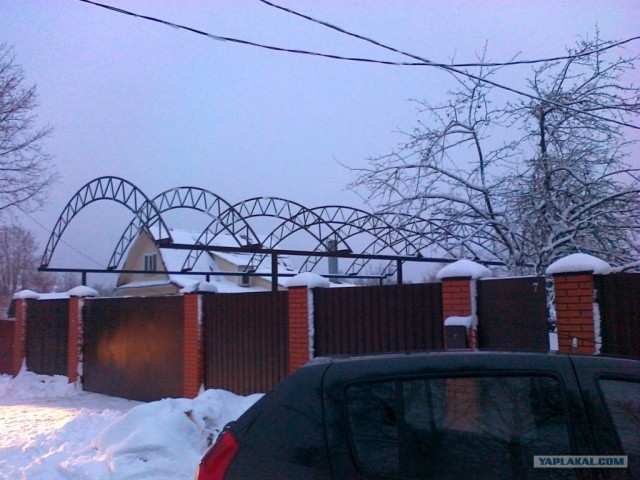 Как собираются навесы под машины