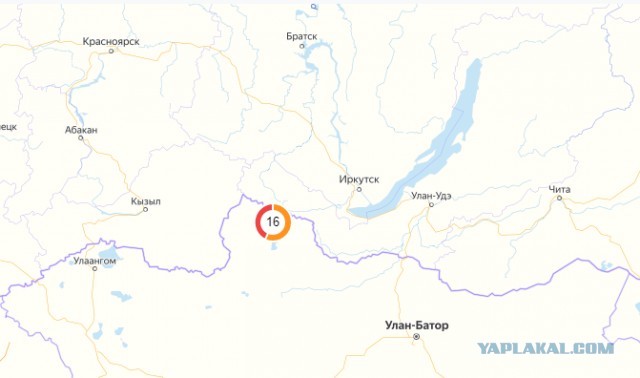 Иркутск и Красноярск трясет