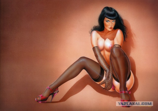 Рисованный pin-up от Gennadiy Koufay
