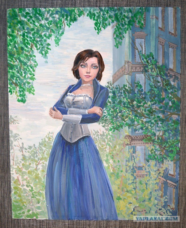 Мой рисунок Элизабет. Bioshock