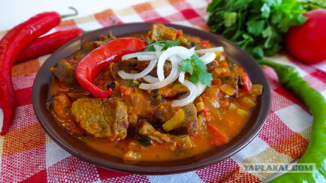 Солянка не по-грузински с церковным Кагором (не суп)