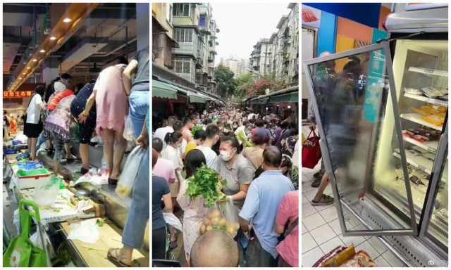 Жители Китая устроили драки из-за продуктов, поскольку 21 млн человек оказались на карантине