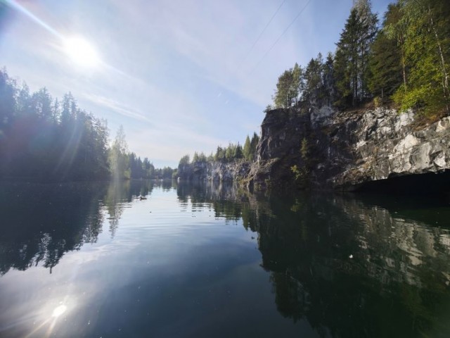 Подземная Рускеала и водопад Метсямикли