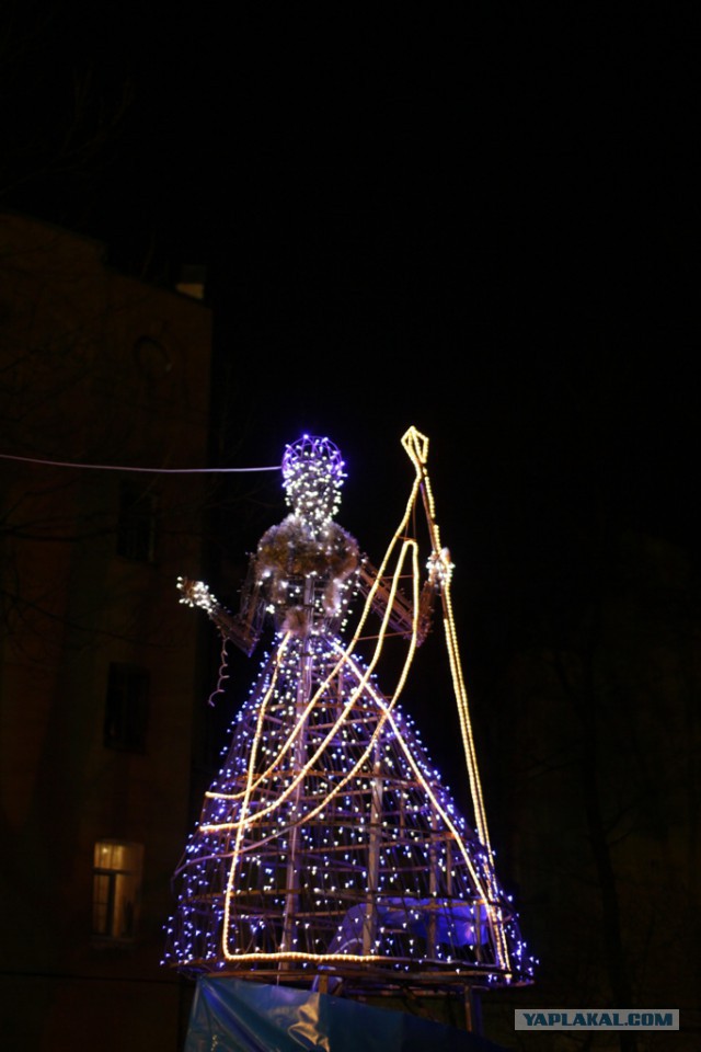 Новогодние огни Питера 2016