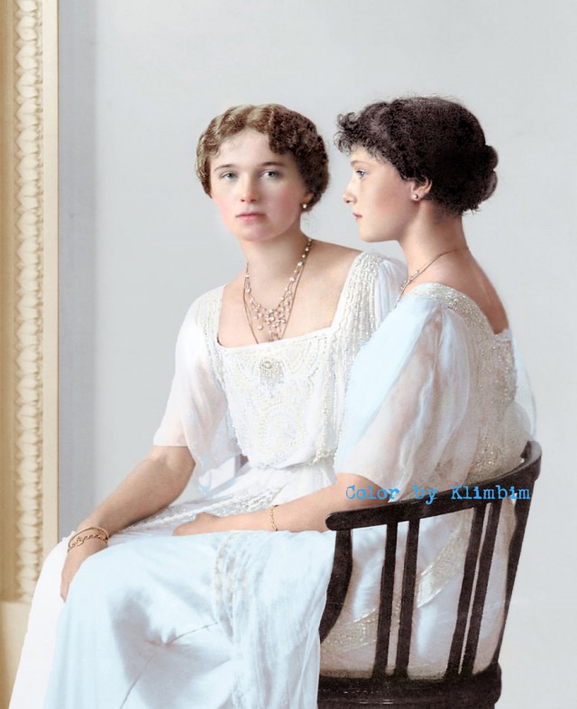 Раскрашенные исторические фотографии о русских людях (1900-1965)