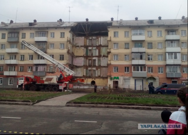 В Кузбассе обрушился многоквартирный жилой дом