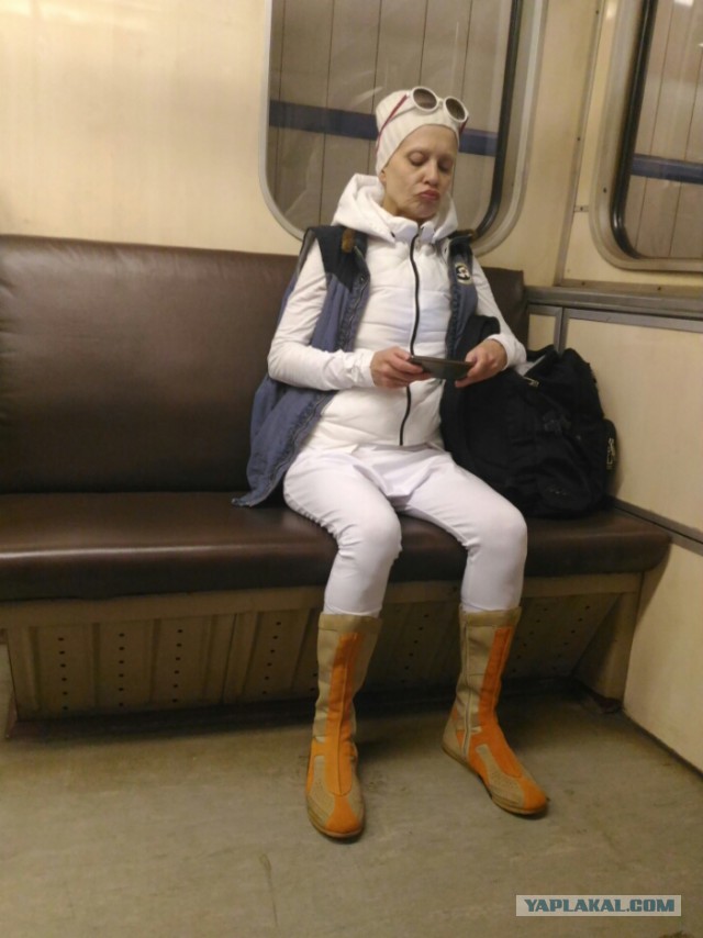 Суровые модники нашего метро