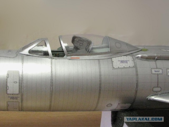 Су - 11. Модель самолета из бумаги