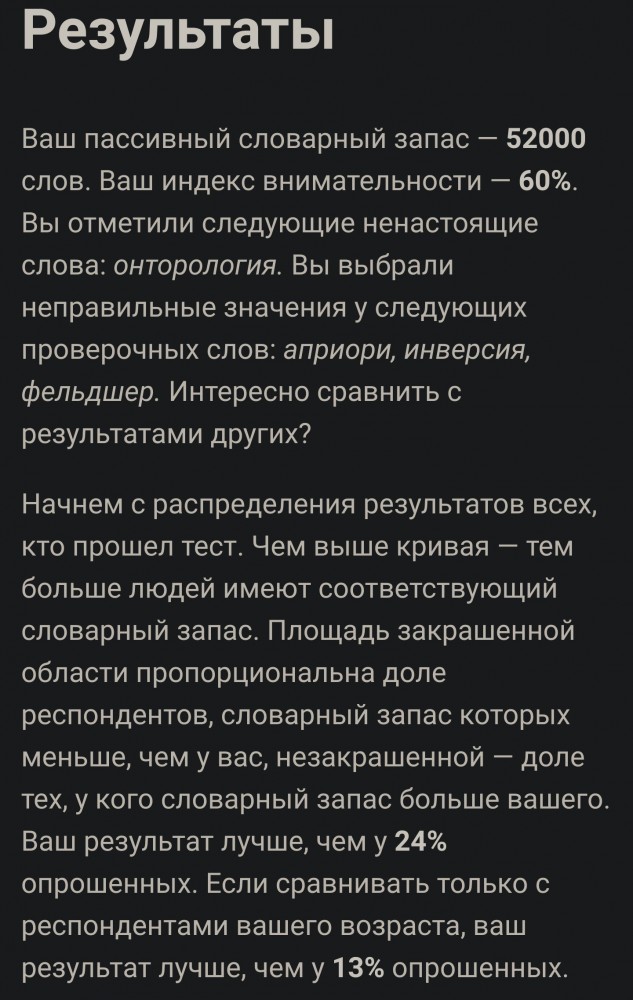Тест: сколько слов русского языка вы знаете?