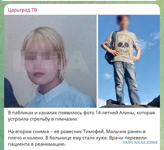 Школьница устроила стрельбу в брянской школе