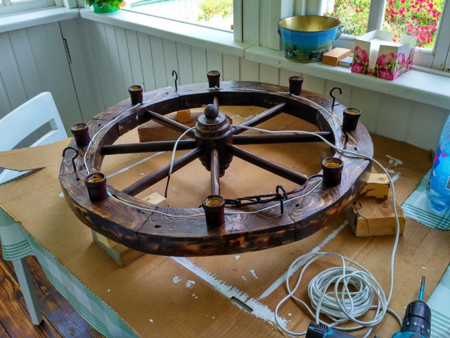 Люстра лофт