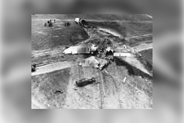 23 мая 1978 года в окрестностях города Егорьевска, во время испытательного полёта, потерпел катастрофу Ту-144.