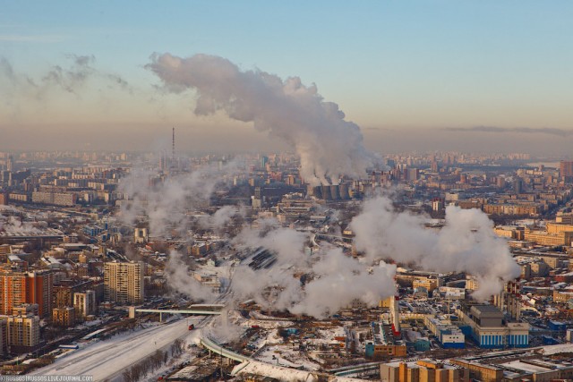 Москва с высоты птичьего полета