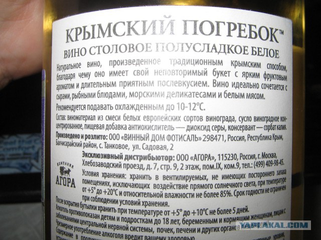 Голод в российском Крыму