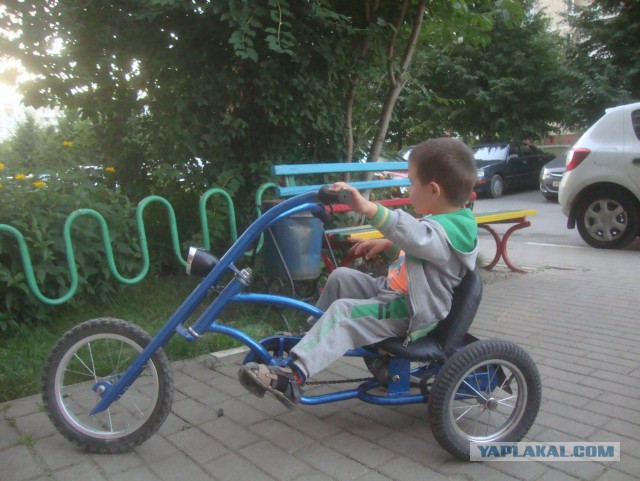 Сделал велосипед сыну