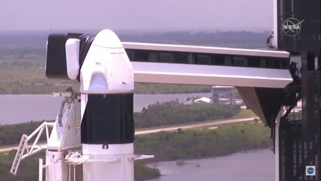 Прямая трансляция повторного запуска SpaceX Crew Demo-2