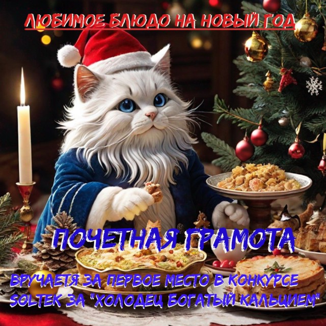 Любимое блюдо на Новый год — 2024. Итоги