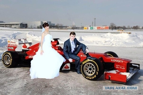 Свадебный фотограф импровизирует