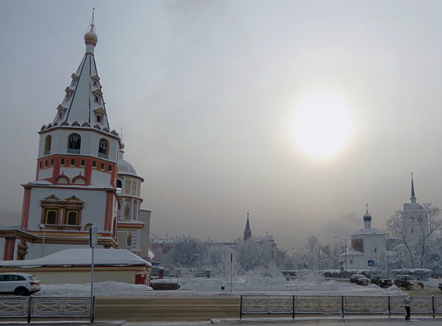 Иркутск с высоты птичьего полета
