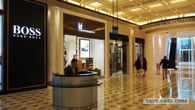 Сингапур. Гостиница "Марина Бэй"