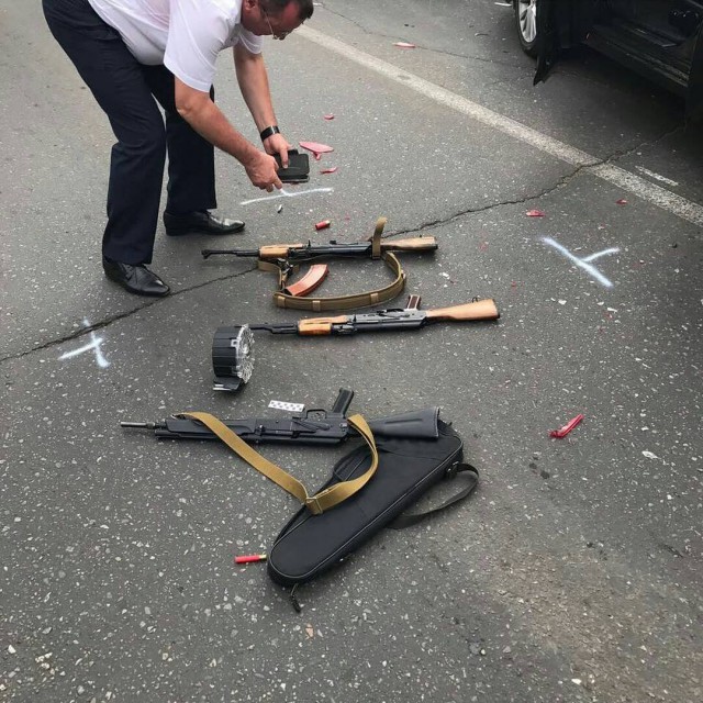 В Краснодаре водитель «Тойоты» расстрелял полицейских, преследовавших его после ДТП