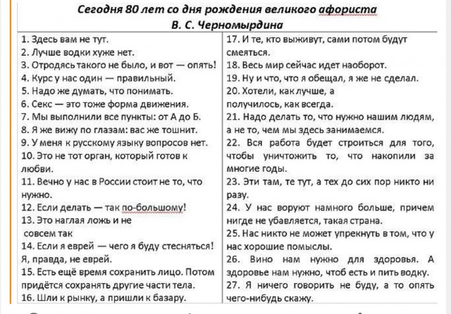 Цитаты одного мэра