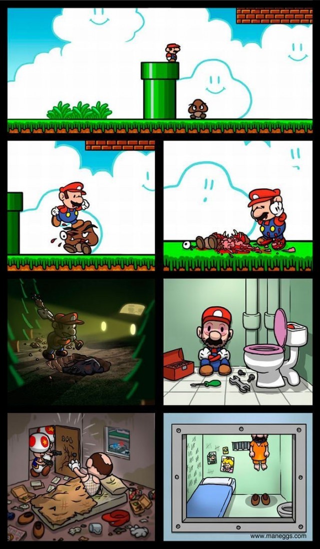Когда Марио озверел...