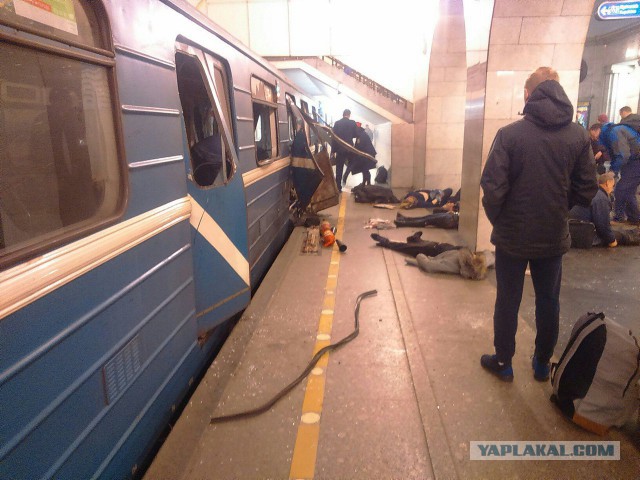Взрыв в метро в Санкт-Петербурге