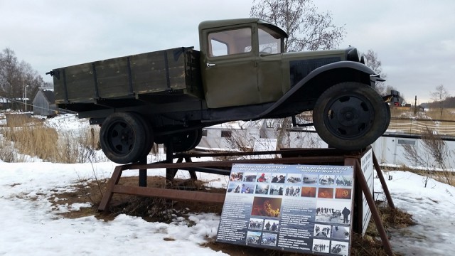 ГАЗ АА "Блокадная полуторка". Подъем автомобиля из воды