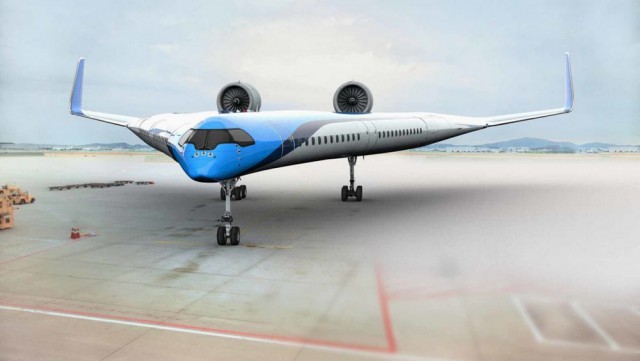 Самолет Flying-V сжигает на 20% меньше топлива и может перевозить более 300 пассажиров