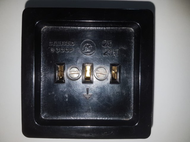 Электрические вилки СССР и позже