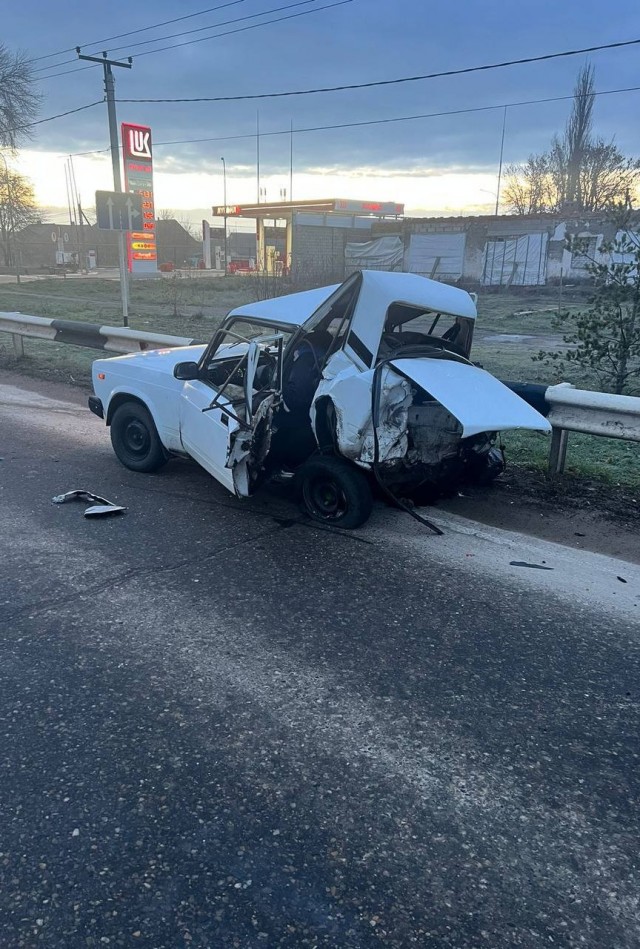 2107 в гармошку