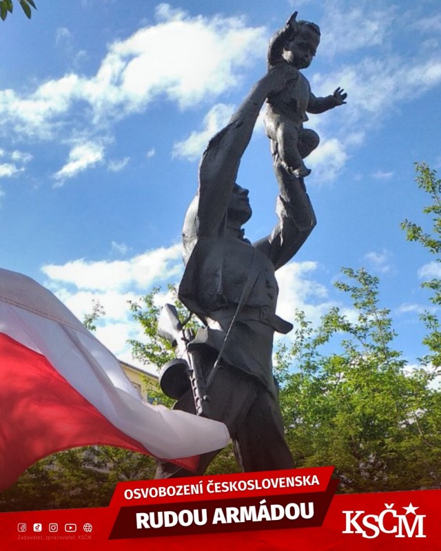 Чешские коммунисты провели мероприятия в честь Дня Освобождения (фото KSM - Komunistick strana ech a Moravy)
