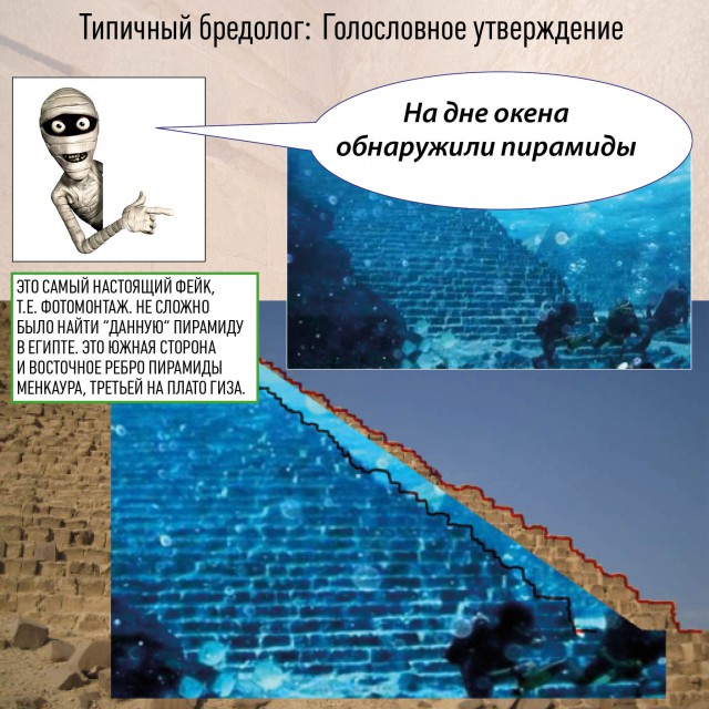 Древний Египет в голословных утверждениях