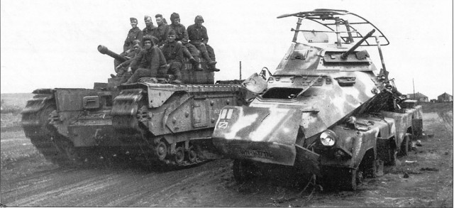 1941   Английские танки под Москвой