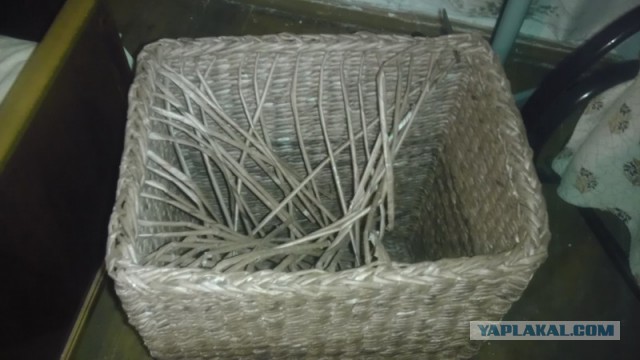 Как я корзину сплел из газет