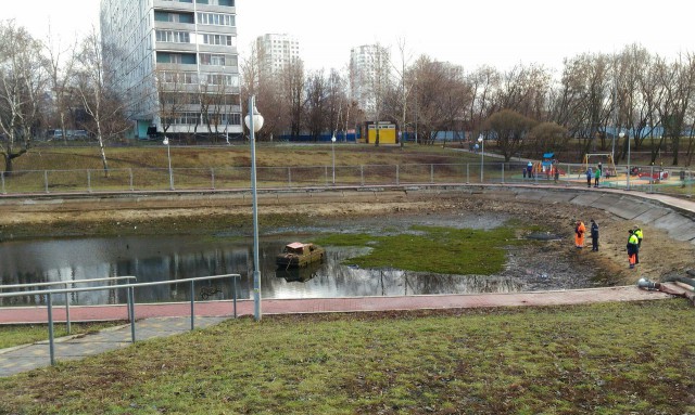 А у нас в пруду подснежник всплыл