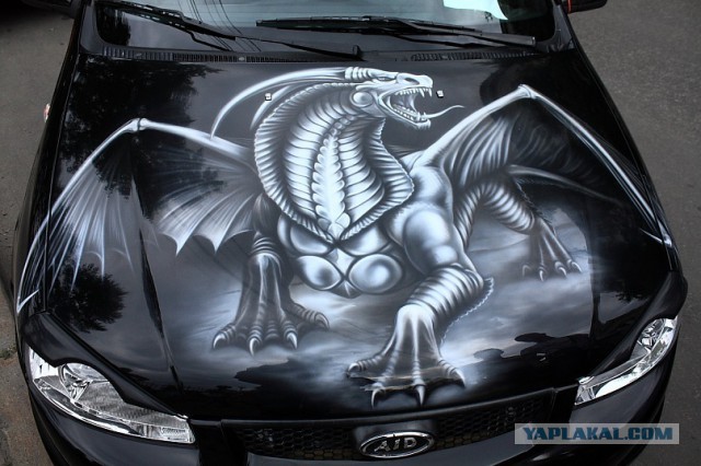 Прикольная  аэрография