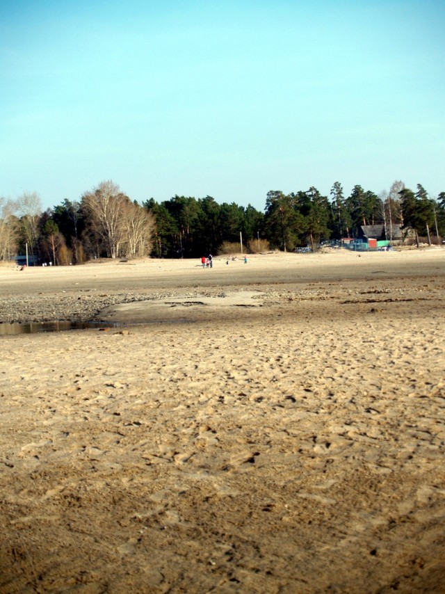 Прогулка по дну Обского водохранилища