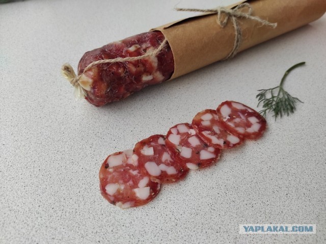 Как я колбасу сыровяленую дома делаю. Часть 2