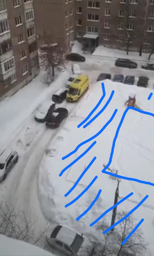 Перекрыл дорогу скорой в Ижевске