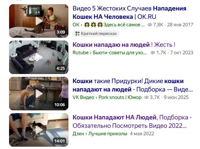 Собаки или кошки ?