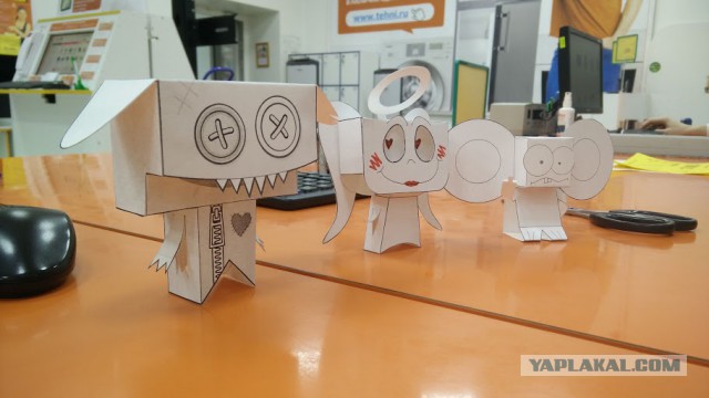 Игрушки из бумаги