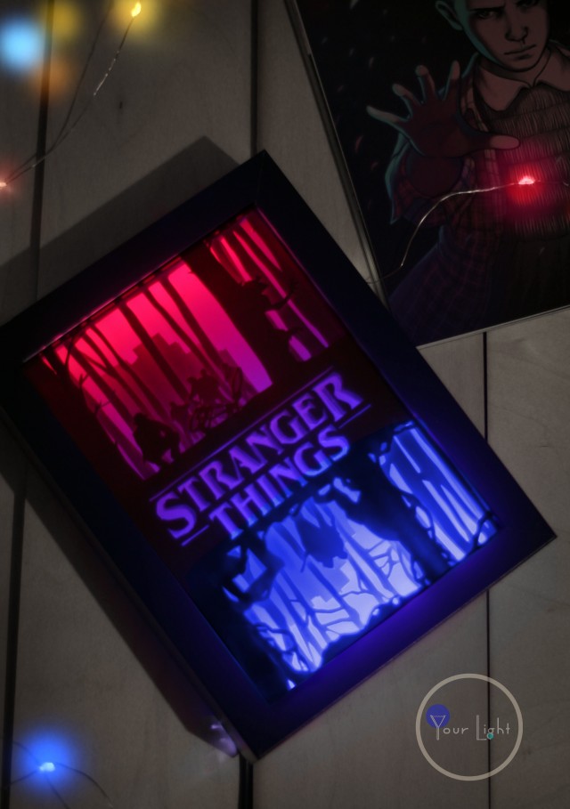 Теневая картина "Stranger Things"