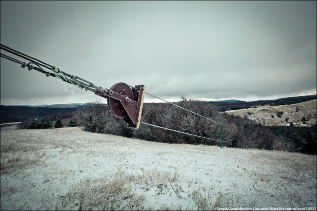 Зима в облаках
