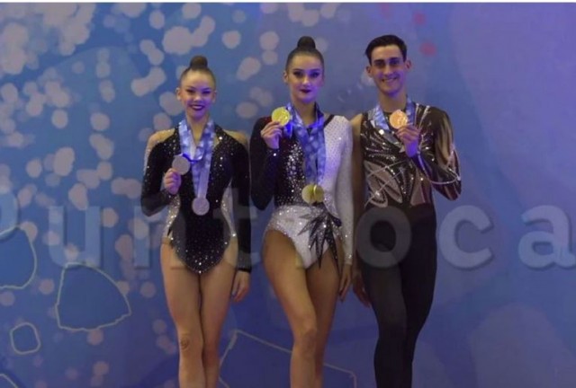 На чемпионате Испании по художественной гимнастике