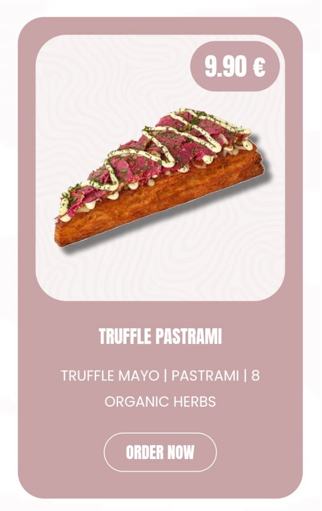 Круассано-пиццы придумало берлинское Crusty Slices