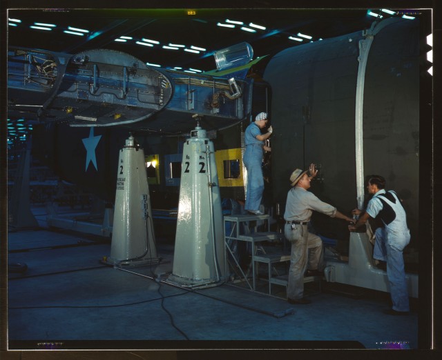 Фотографии США: 20 век, начало 40-х. Авиационная промышленность